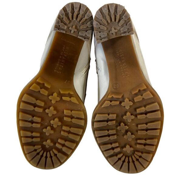 Hispanitas Janeth Cream CapToe Victorian Ankle Boots - Picture 9 of 16